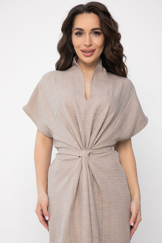 LT Collection Платье 538136 П13623-30М серо-коричневый