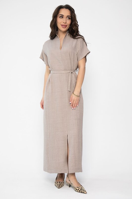 LT Collection Платье 538136 П13623-30М серо-коричневый