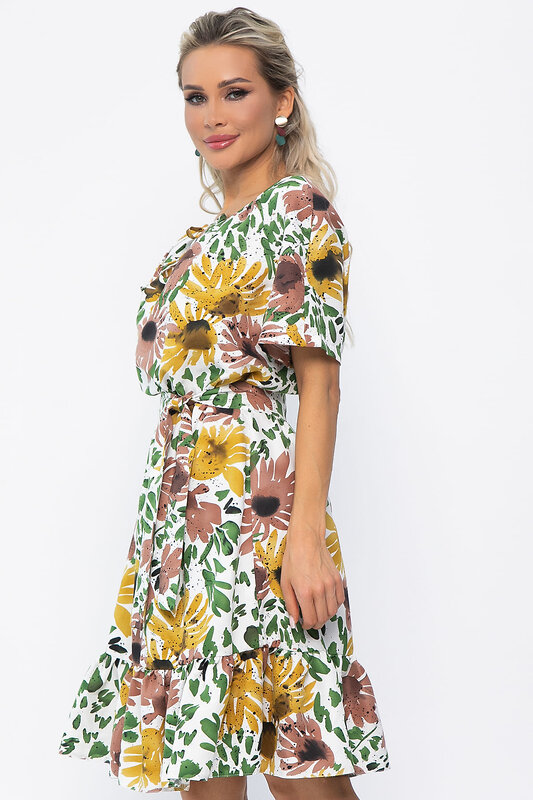 LT Collection Платье 538137 П13627-10М белый