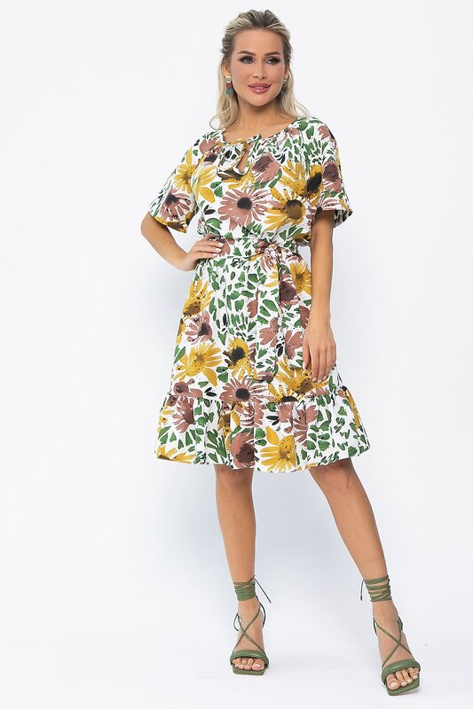 LT Collection Платье 538137 П13627-10М белый