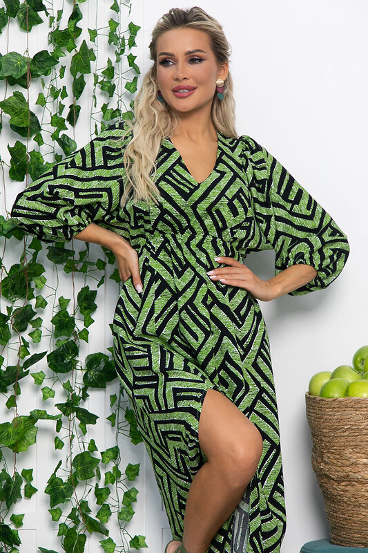 LT Collection Платье 538138 П13640-33М зеленый