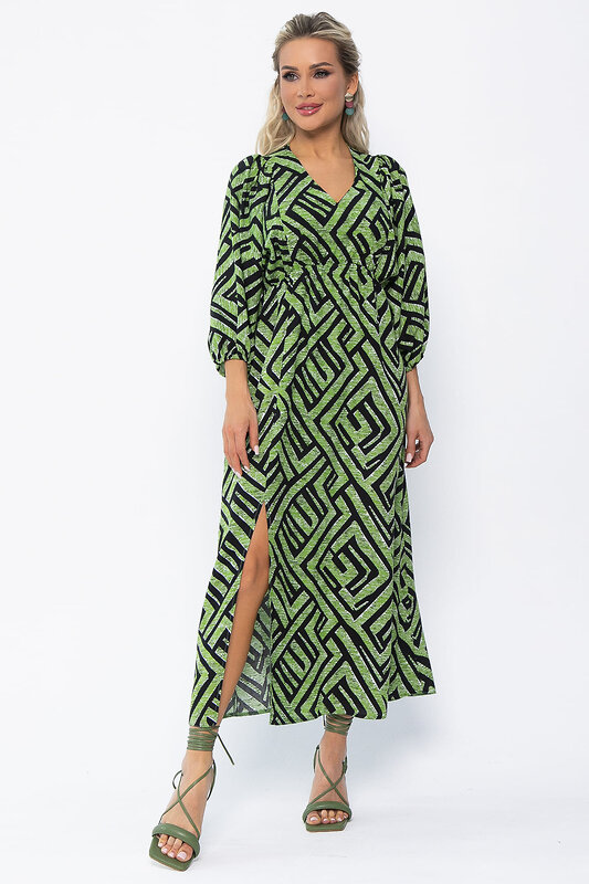 LT Collection Платье 538138 П13640-33М зеленый