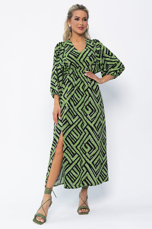 LT Collection Платье 538138 П13640-33М зеленый