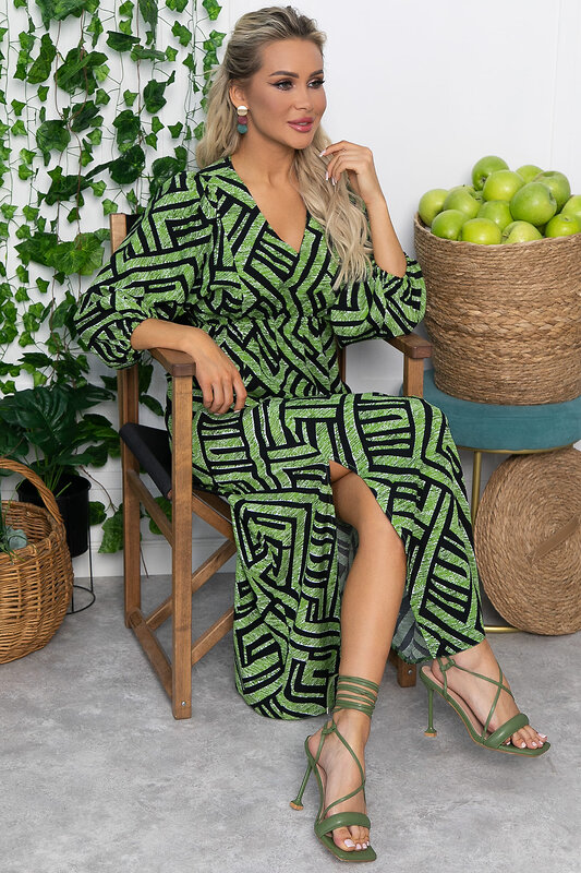 LT Collection Платье 538138 П13640-33М зеленый