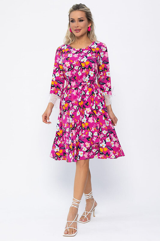 LT Collection Платье 538142 П13638-33М фуксия