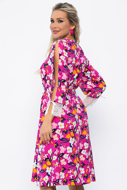 LT Collection Платье 538142 П13638-33М фуксия