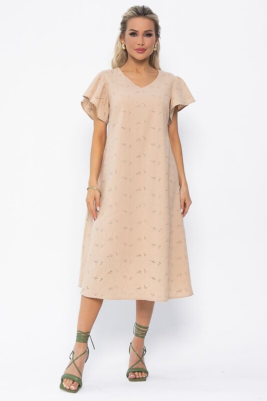 LT Collection Платье 538143 П13633-4М бежевый