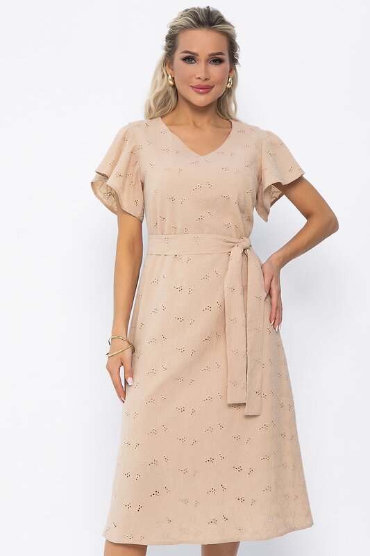 LT Collection Платье 538143 П13633-4М бежевый