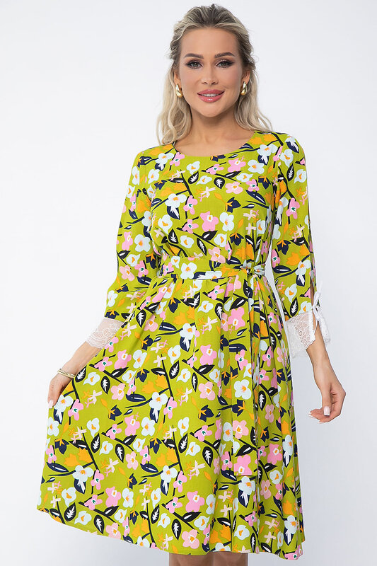LT Collection Платье 538144 П13639-33М зеленый