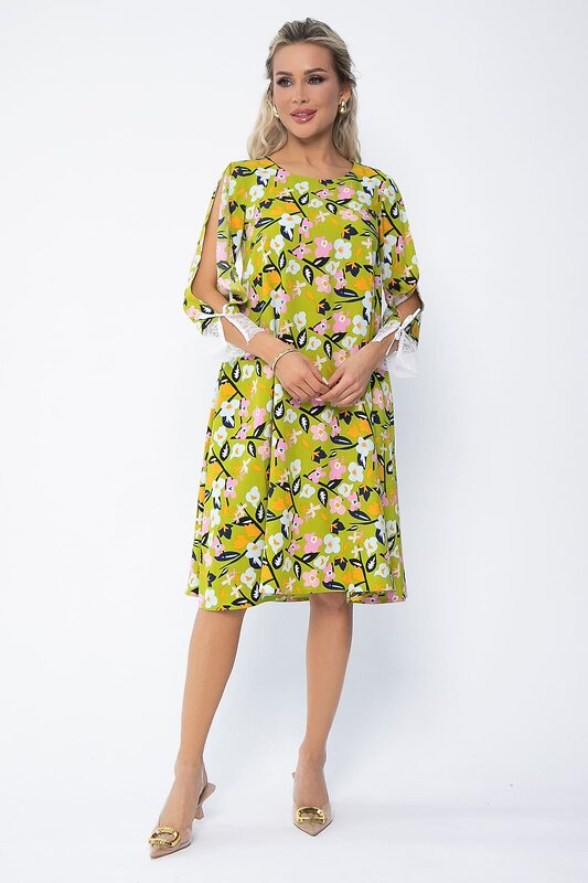 LT Collection Платье 538144 П13639-33М зеленый