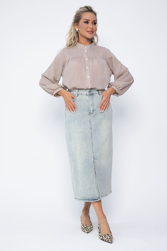 LT Collection Юбка 538148 Ю13644-4М голубо-зелёный