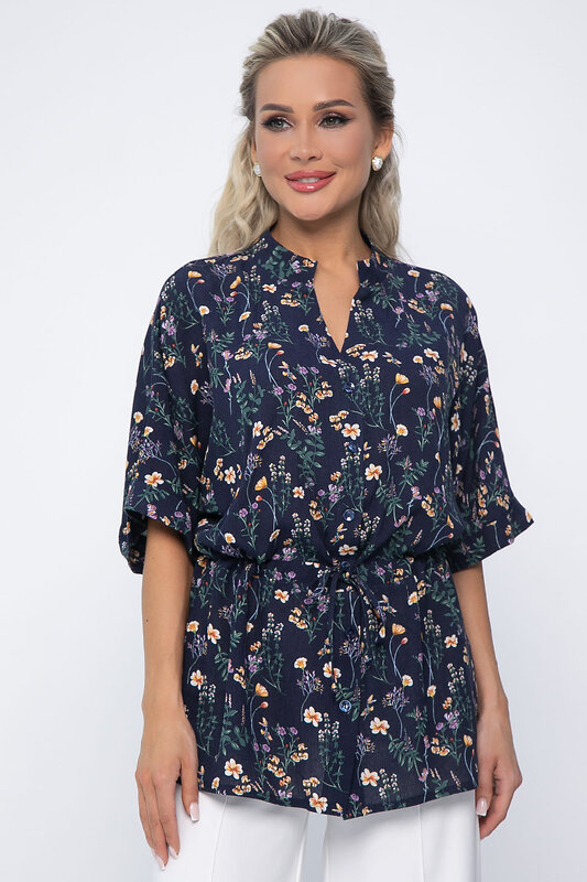 LT Collection Блуза 538149 Б13648-30М темно-синий