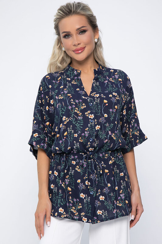 LT Collection Блуза 538149 Б13648-30М темно-синий