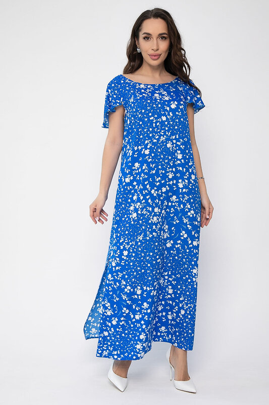 LT Collection Платье 538150 П13681-16М синий