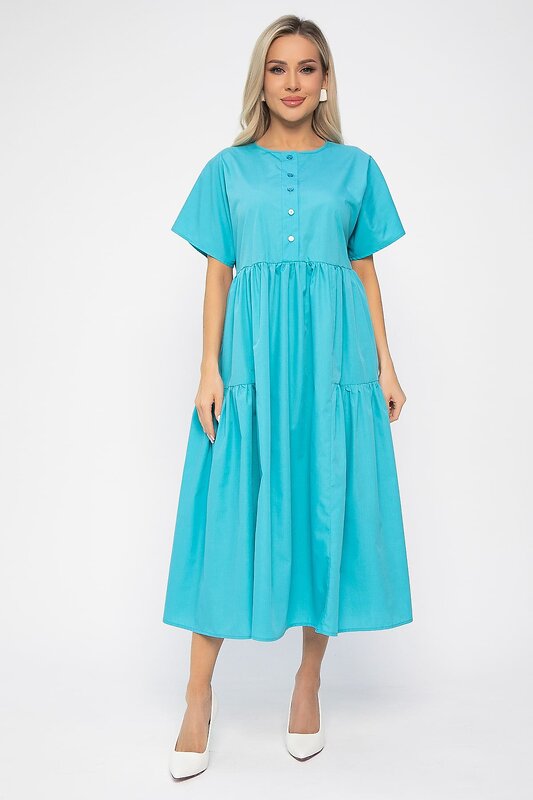 LT Collection Платье 538640 П13602-36М морской волны