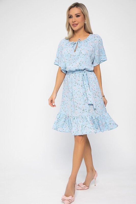 LT Collection Платье 538644 П13625-10М голубой