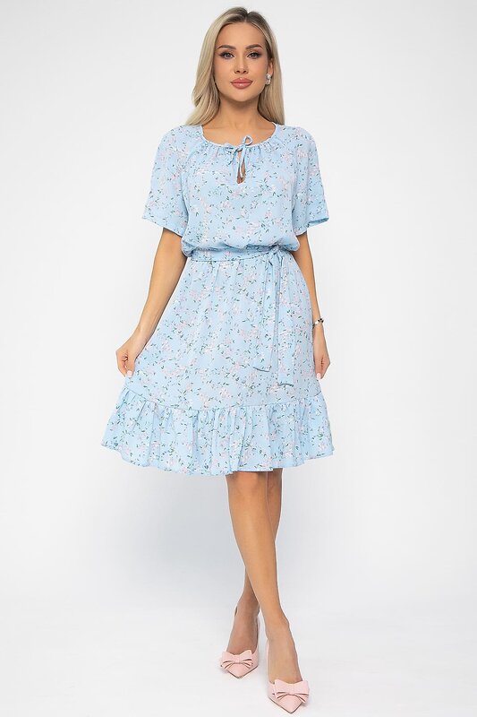 LT Collection Платье 538644 П13625-10М голубой