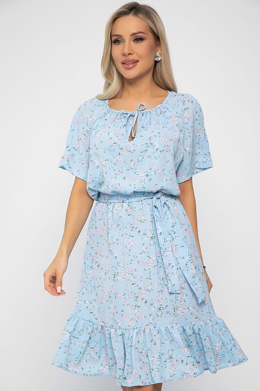 LT Collection Платье 538644 П13625-10М голубой