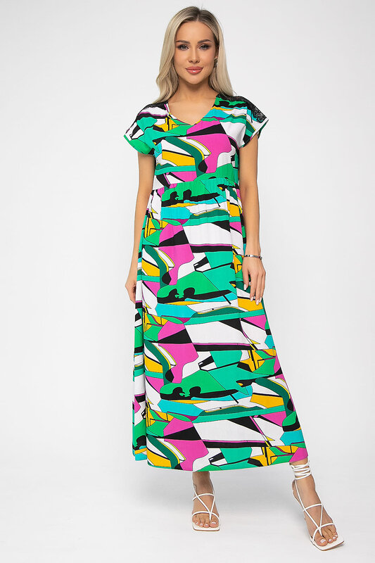 LT Collection Платье 538646 П13651-18М Мультиколор