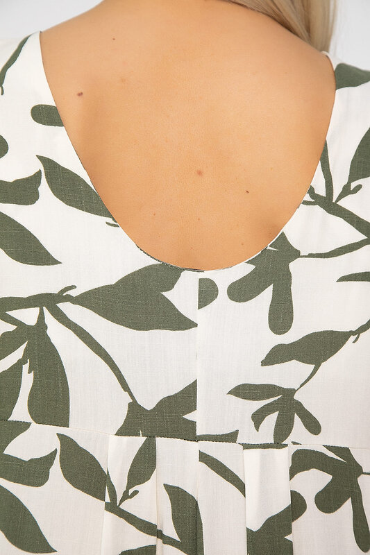 LT Collection Платье 538650 П13673-25М Молочный/хаки
