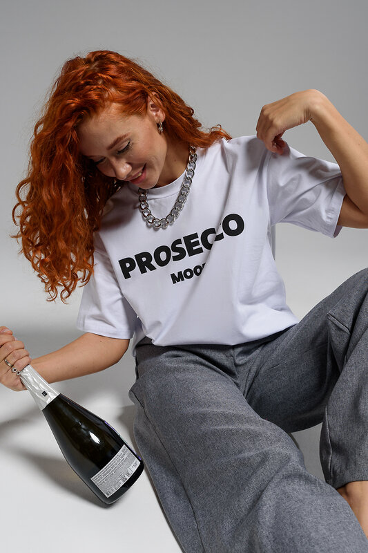 Натали Футболка 538751 8506 белый+PROSECCO