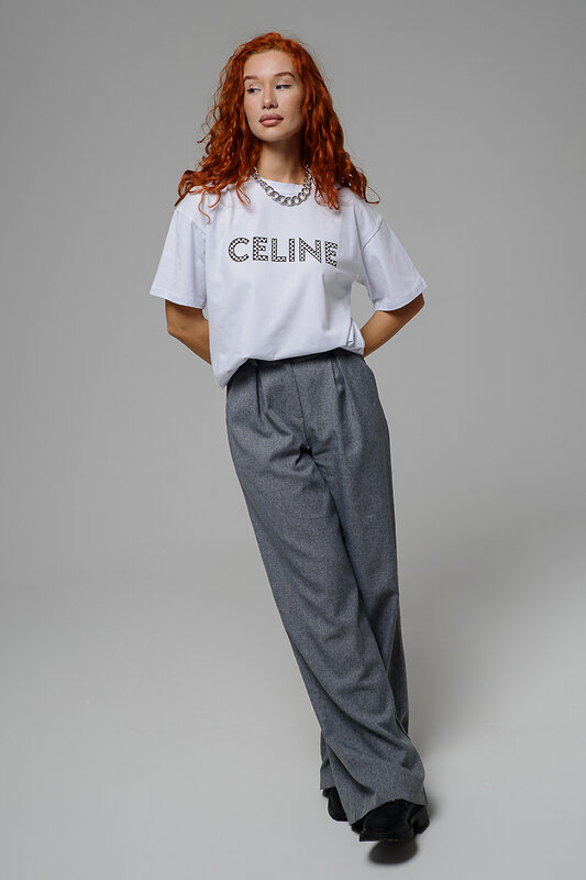 Натали Футболка 538752 8506 белый+CELINE
