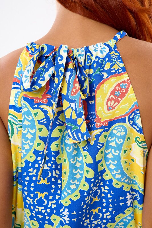 Lika Dress Платье 538830 10414 Синий/Желтый