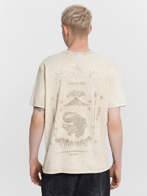 MARK FORMELLE Футболка 539059 111930 ACID WASH сафари +печать
