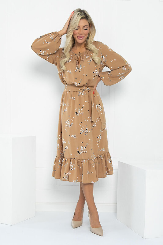 LT Collection Платье 539362 П12931-10М бежевый