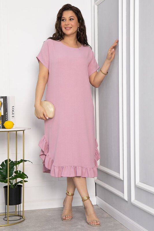 LT Collection Платье 539377 П13597-8М розовый