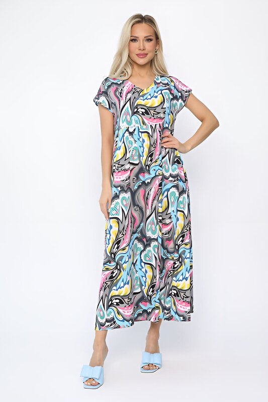 LT Collection Платье 539385 П13652-18М мультиколор