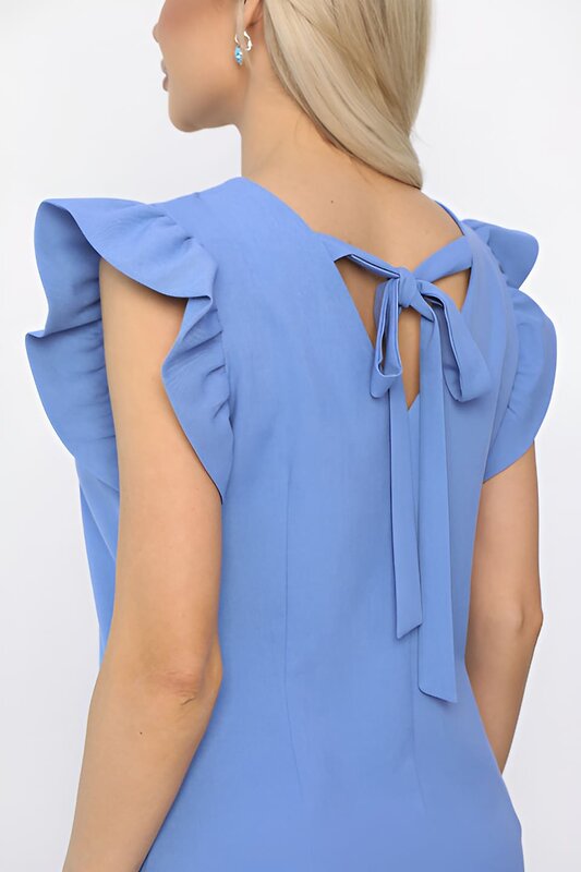 LT Collection Платье 539402 П13680-19М голубой