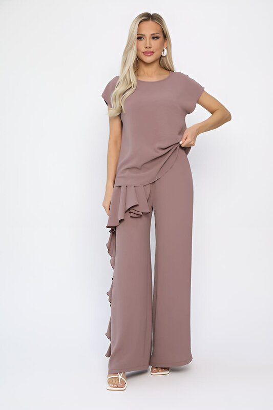 LT Collection Костюм 539405 К13676-5М какао