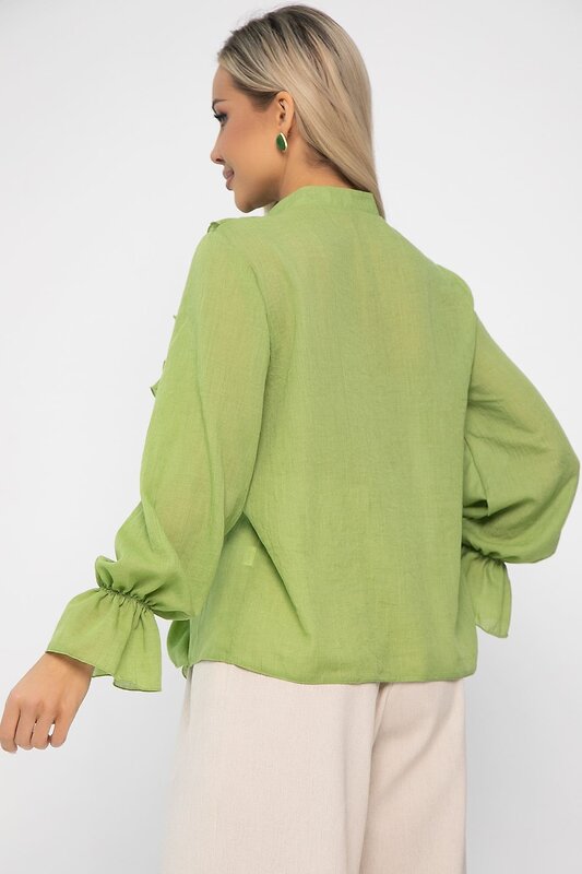 LT Collection Блуза 539414 Б13686-5М зеленый
