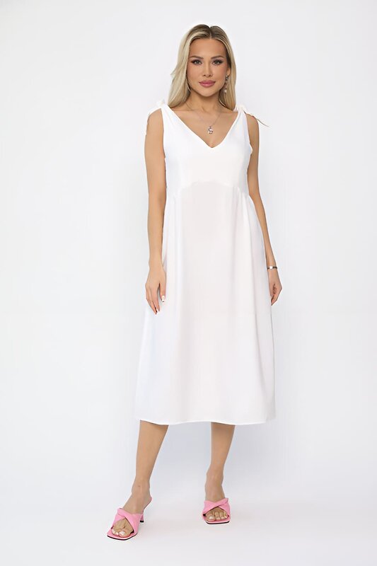 LT Collection Платье 539419 П13683-23М белый