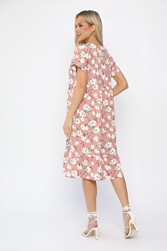 LT Collection Платье 539423 П13679-48М розовый