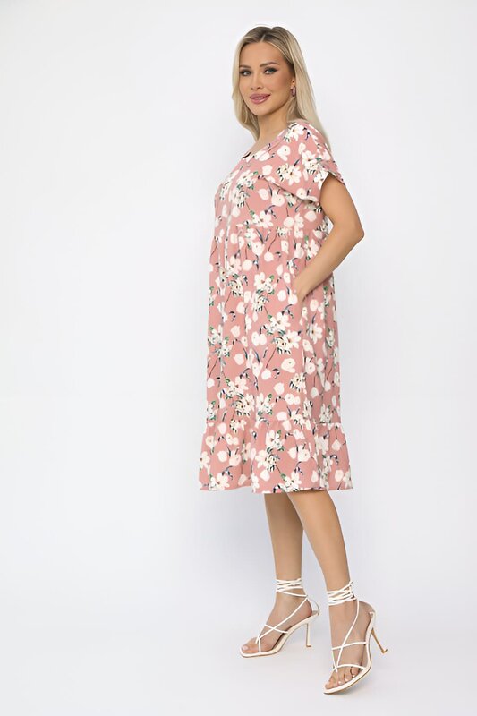 LT Collection Платье 539423 П13679-48М розовый