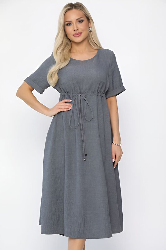 LT Collection Платье 539433 П13672-3М серый