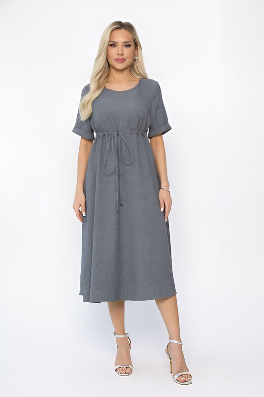 LT Collection Платье 539433 П13672-3М серый