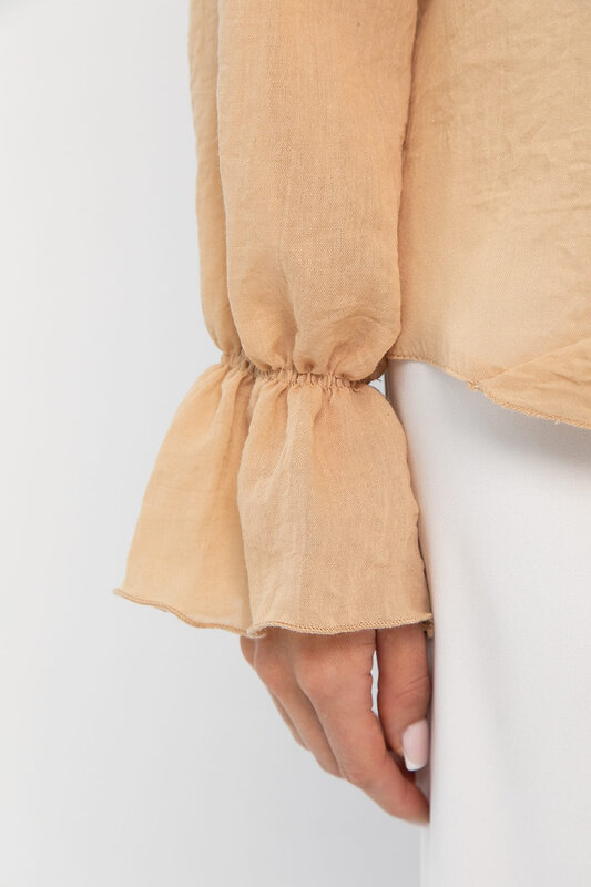 LT Collection Блуза 539437 Б13687-5М бежевый