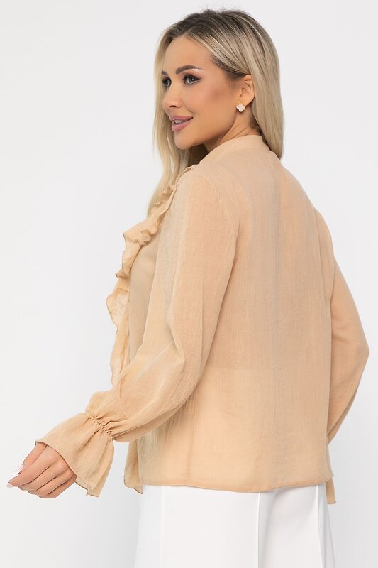 LT Collection Блуза 539437 Б13687-5М бежевый