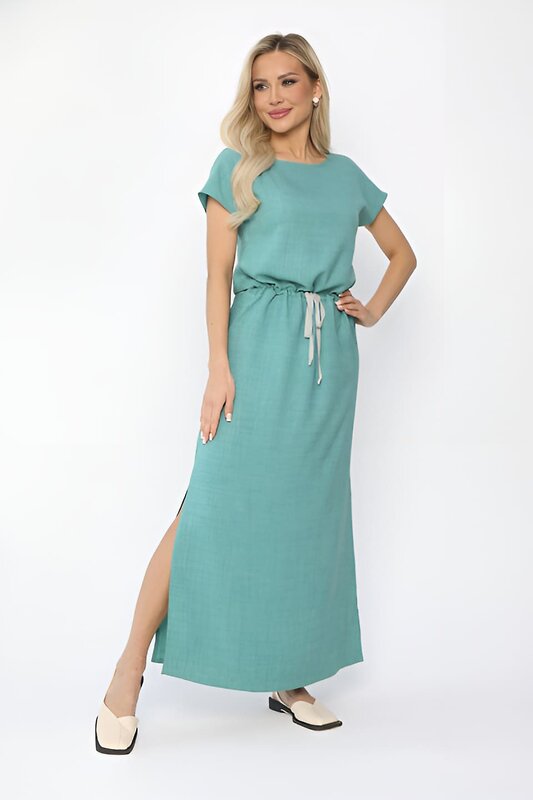 LT Collection Платье 539453 П13697-12М бирюзовый