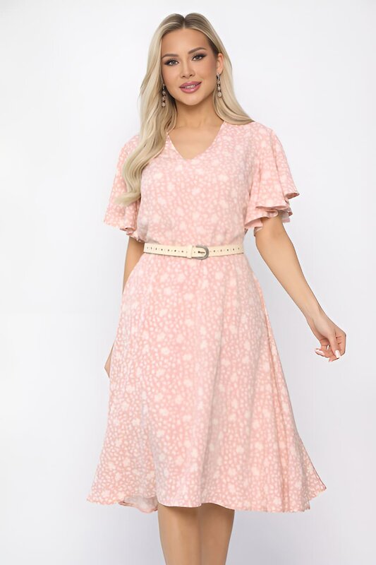 LT Collection Платье 539457 П13709-25М розовый