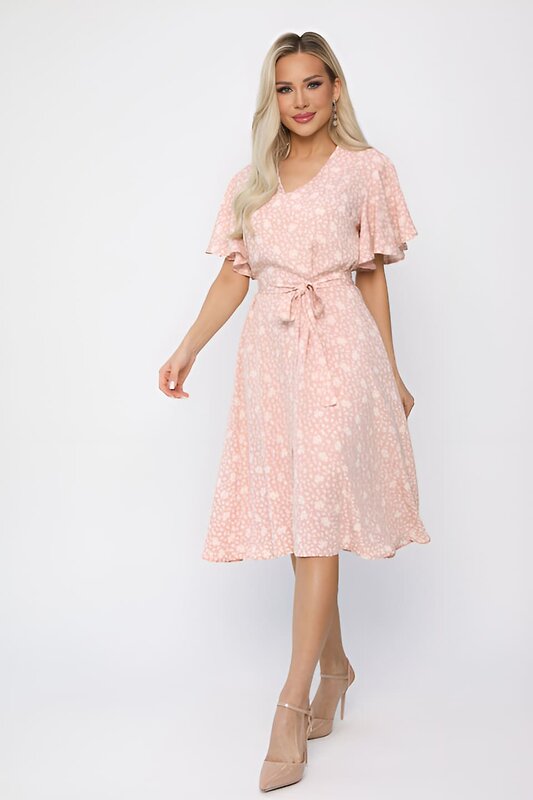 LT Collection Платье 539457 П13709-25М розовый