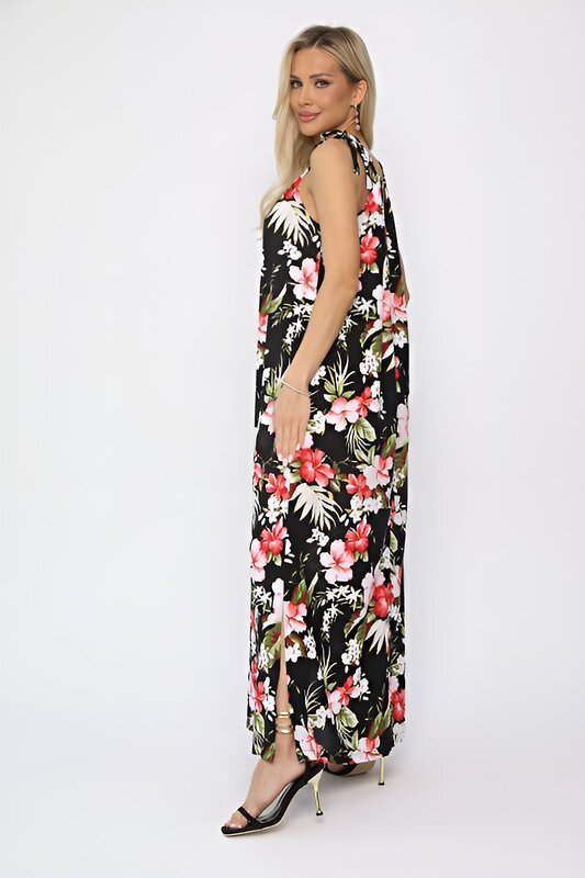 LT Collection Сарафан 539491 П13733-10М черный/мультиколор