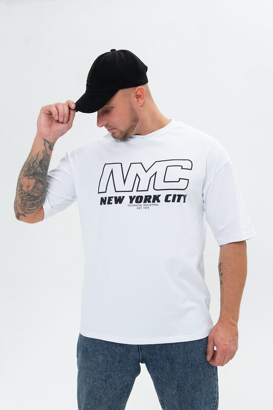 Натали Футболка 540216 8507 белый+NYC