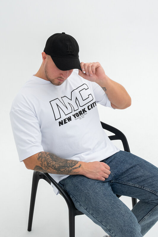 Натали Футболка 540216 8507 белый+NYC