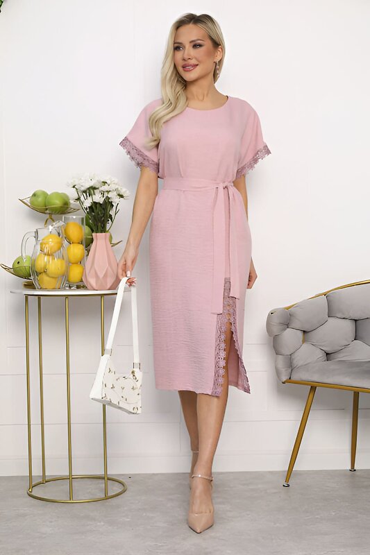 LT Collection Платье 540716 П13658-18М Розовый
