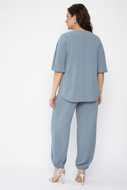 LT Collection Костюм 540721 К13716-15М Серо-голубой