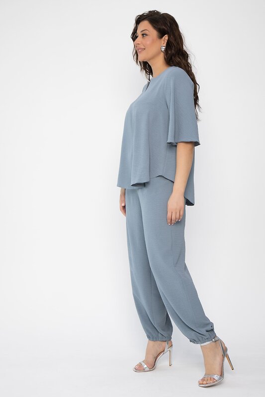 LT Collection Костюм 540721 К13716-15М Серо-голубой